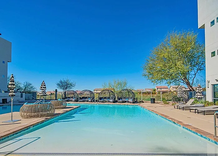 Appartement Near Mayo Sunny Retreat Heated Pool & King Bed Scottsdale