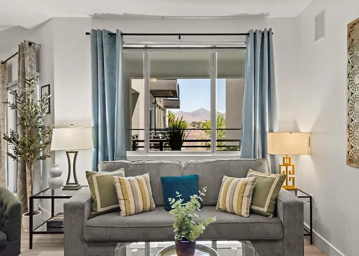 Appartement Near Mayo Sunny Retreat Heated Pool & King Bed Scottsdale